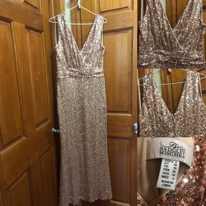 Sequin Ball Gown dress.